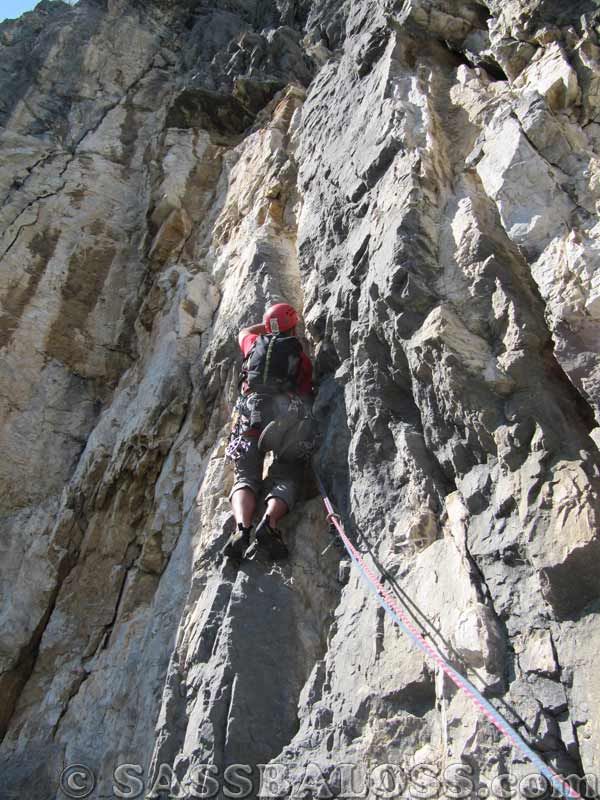 Via Cristina 9-я веревка