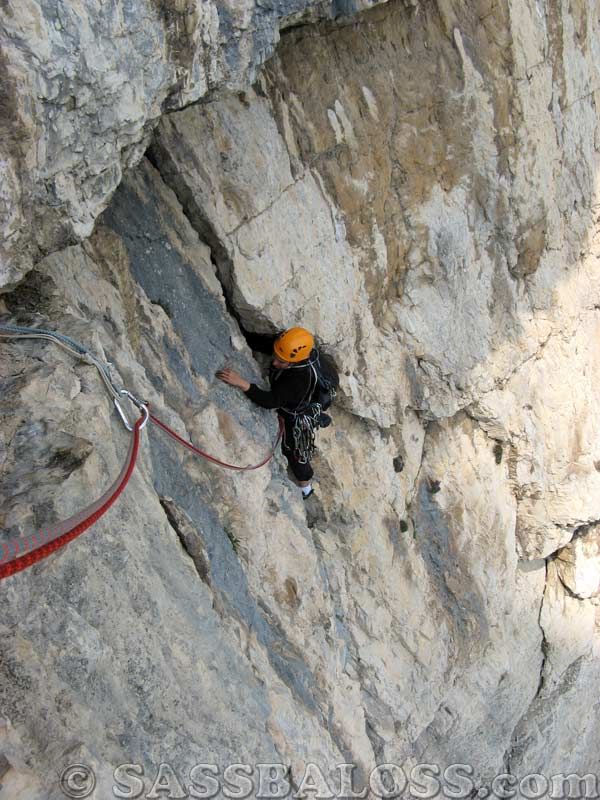 Траверс под потолком на 10-й веревке